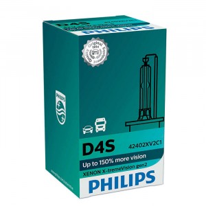 Ampoule Philips Xénon D4S X-tremevision 42402XV2 gen2 +150% - 79,95 €