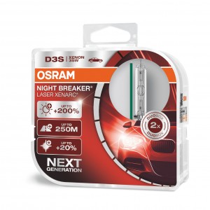 Osram D3S Night Breaker Laser +200% - Duobox 169,90 €
