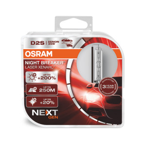 D2S Osram Night Breaker Laser +200% - Duobox 109,90 €